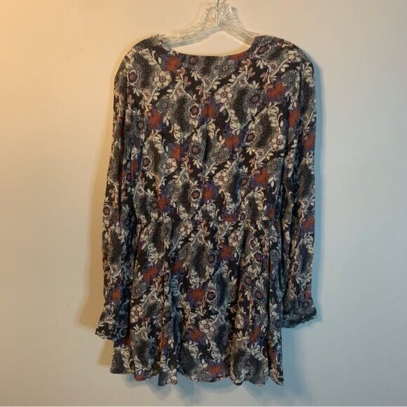 Free People Stealing Fire Mini Dress L - Picture 7 of 14